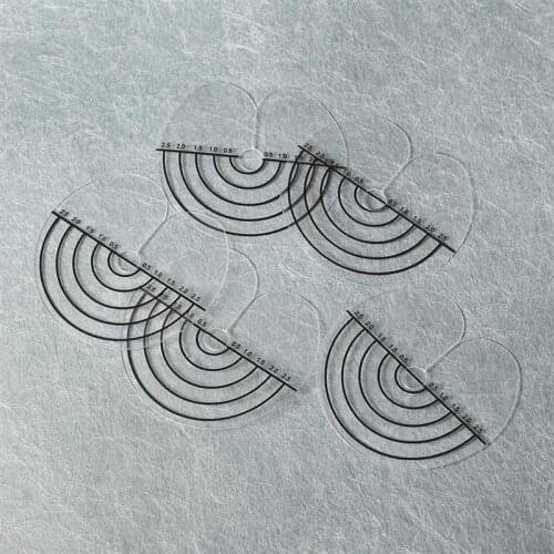 500pcs Clear Heat Insulation Sheet Protector Shield Scale Mark Styling Tools For Round Tip Keratin Hair Extensions Tool Kit