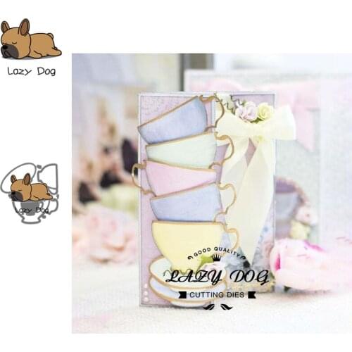 Teacup Kettle Pot Metal Cutting Dies Scrapbooking Stencil Decorative Craft Embossing Die Cuts Card Making New Dies For 2019