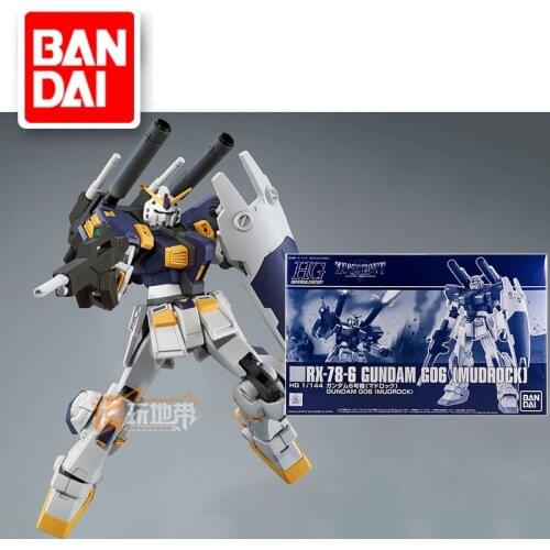 Original Japaness Gundam Model PB HG 1/144 GUNDAM G06 RX-78-6 MUDROCK Mobile Suit Kids Toys