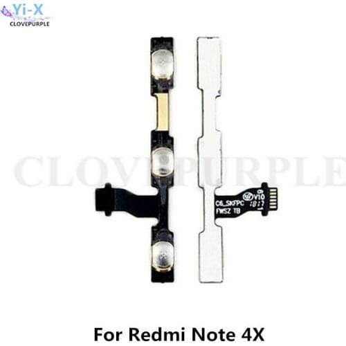 Power On Off Volume up down Side button Flex Cable For Xiaomi Redmi Note 4X
