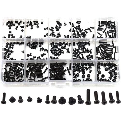 GTBL 450Pcs M2 M2.5 M3 Laptop Notebook Computer Screw Kit Set for IBM HP Dell Lenovo Samsung Sony Toshiba Gateway Acer