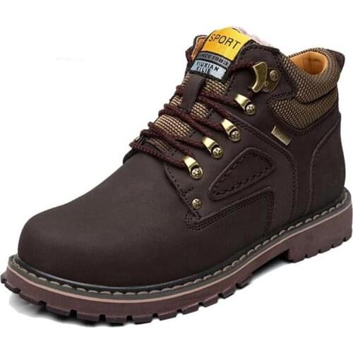 HDKSFHKE Mens Winter Boots