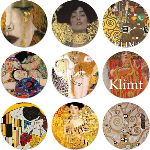 Kiss Gustav Klim Golden Tears Tree Painting Kitchen Home Decor Refrigerator Magnetic Stickers Opener Beer Coke