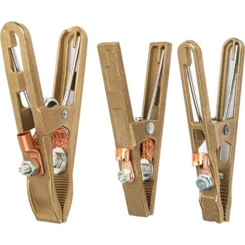 Copper Earth Ground Cable Clip Welding Manual Welder Electrode Holder Clamp Earth Ground Cable Clip for Welding Clamps Welder