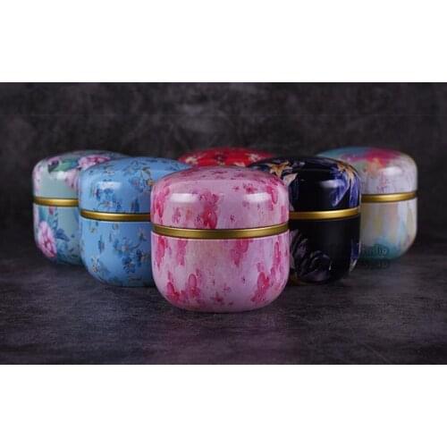 MultifunctionCandy Box Rose Tea Pot Drum-shaped Cookie Case Home Decor Festive Party Supplies