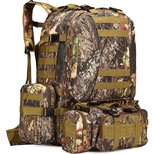 Hiking backpacks large-capacity multi-function tactical army camouflage camping combination backpack