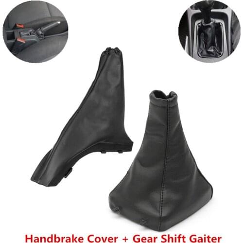 Car Gear Shift Knob Gaiter Boot Case Collar Parking Handbrake Cover For Opel Astra G Zafira A 1998-2004 Auto Accessories
