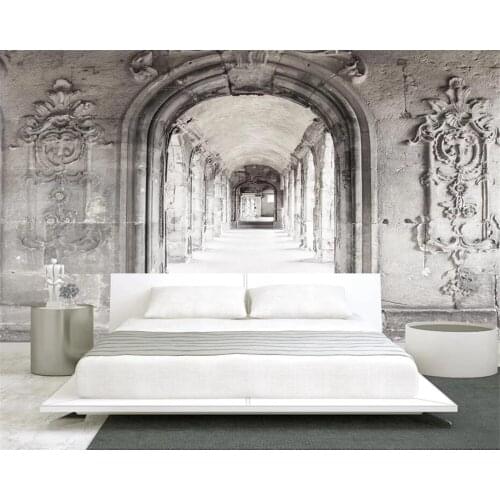 Custom photo Modern 3D Self Adhesive wallpapers retro vintage marble murals background wall painting papier peint Waterproof