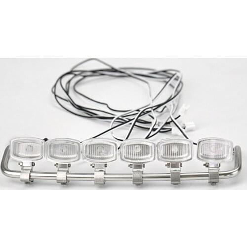 RC Car LED Lights Headlights Spotlight for 1/14 RC Crawler for TGX26.540 MAN Tamiya DIY Part