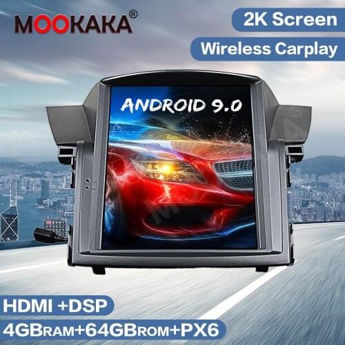 Tesla Style Android 9.0 4G+64GB Car GPS Navigation Multimedia Player For Honda CRV CR-V 2012-2016 Autoradio Head Unit PX6 DSP HD
