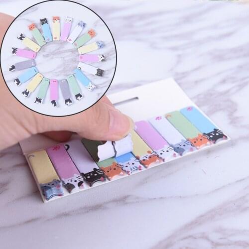 Cartoon Animals Cat Note Supplies Stationery Memo Paper Stickers Memo Notebook School Pad Sticky Notes