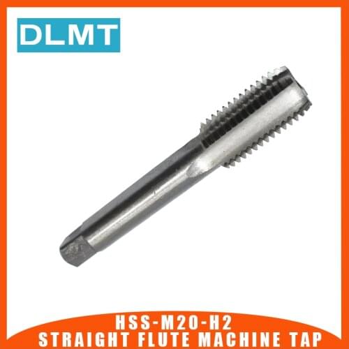 1pc HSS Straight Flute Machine Tap Thread H2 M20x1 M20X1.5 M20X2 M20X2.5Tap Bit High Speed Steel Threading Drill Bit Cutter Tool
