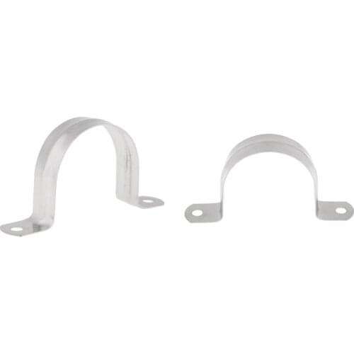 2 Pcs. Seatpost Clamp Made Of 304 Stainless Steel For Boat Marine Yacht, Φ 50mm, Silver