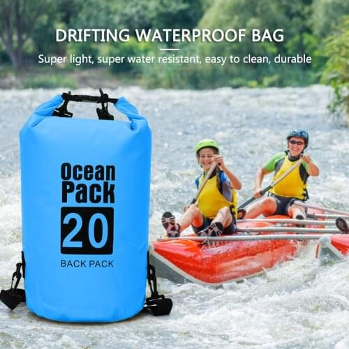 20L Safety Swimming Buoy Safety Float Waterproof Drifting PVC Mesh Bag Kayaking Swimming Floating Boating Bag Water Sport