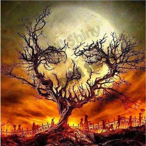 5D Diy Diamond Painting Embroidery Pattern Face Tree Scenery full 3d Cross Stitch Kits Drills Wall Sticker Home Decor crafts