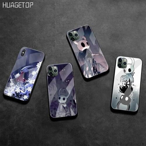 HUAGETOP Hollow Knight Phone Case Tempered Glass For iPhone 11 Pro XR XS MAX 8 X 7 6S 6 Plus SE 2020 case