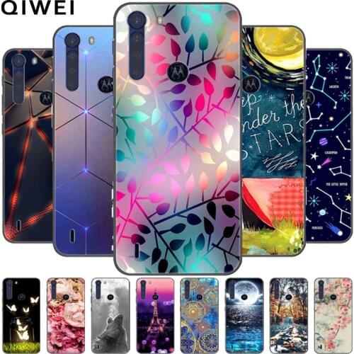 For Motorola One Fusion Case Black Bumper Soft Silicone Back Cover For Moto One Fusion+ Plus Phone Cases OneFusion 6.5'' Fundas