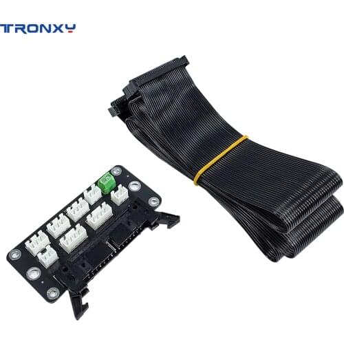 Tronxy 3D Printer Parts Durable Adapter Board with 82cm 30Pin Cable Compatible For XY-2 Pro/X5SA Series 3D Printer Accessories