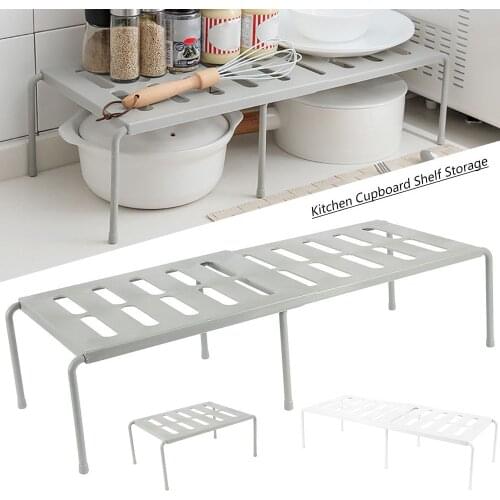 Home Closet Organizer Storage Shelf for Kitchen Rack Space Saving Wardrobe Decorative Shelves Cabinet Holders