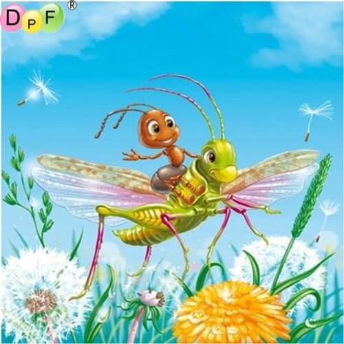 DPF DIY Locusts and ants 5D crafts home decor diamond painting cross stitch diamond mosaic rhinestone diamond embroidery square