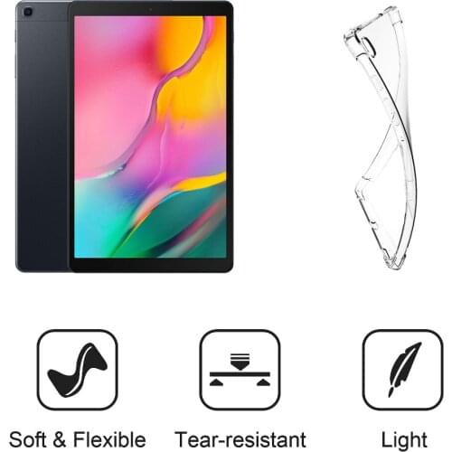 Anti-shock gel TPU gel case with reinforced corner for Samsung Galaxy Tab A (2019) 10.1 "SM-T510 T515
