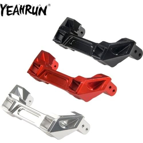 YEAHRUN Aluminum alloy Rear Bumper mounts Absorber Bumper Bracket For TRX-4 Traxxas 1/10 RC Crawler