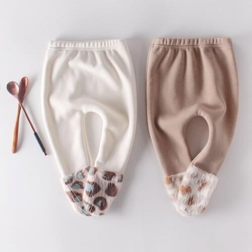 Melario Leopard Tights for Baby Girls Cotton Warm Baby Girl Stockings Soft Breathable Children Pantyhose Suitable for 0 24M