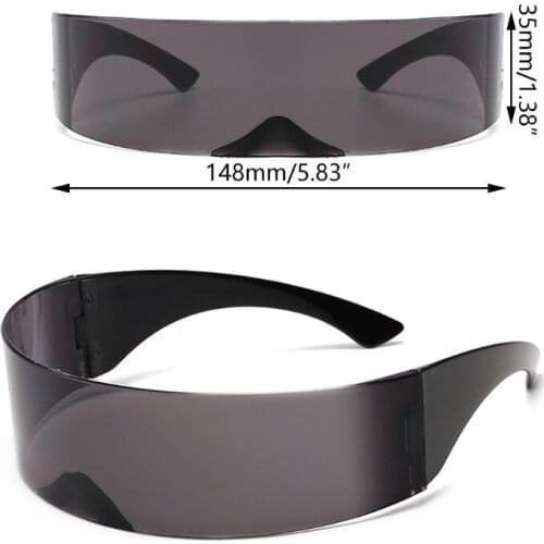 Party Glasses Visor Mirror Sunglasses Riding Windproof Glasses Fashion Personality Glasses