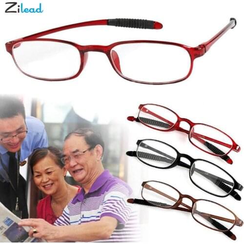 Zilead Ultralight Square Reading Glasses Women Men Retro Clear Lens Presbyopic Glasses Female Male Reader Eyewear Degree +1to+4