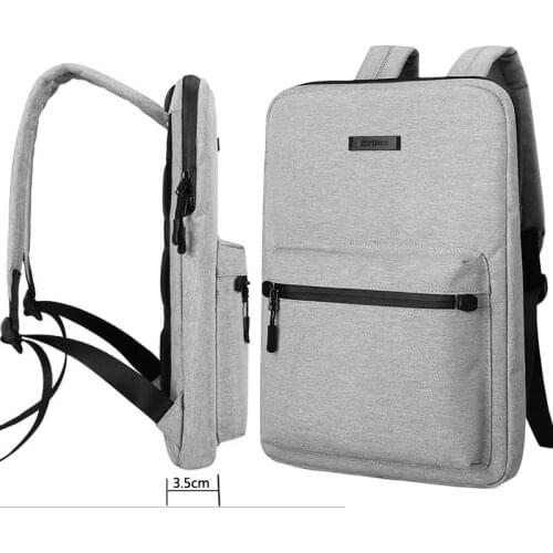 2020 ultra-thin backpack mens 14-inch laptop bag youth casual business fashion backpack female school bag