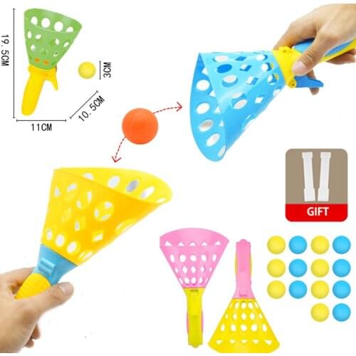 1PCS Outdoor Sports Games Toys Children Throwing And Catching The Ball Set Parent-child Interactive Catch Ball Toy Kid Gifts