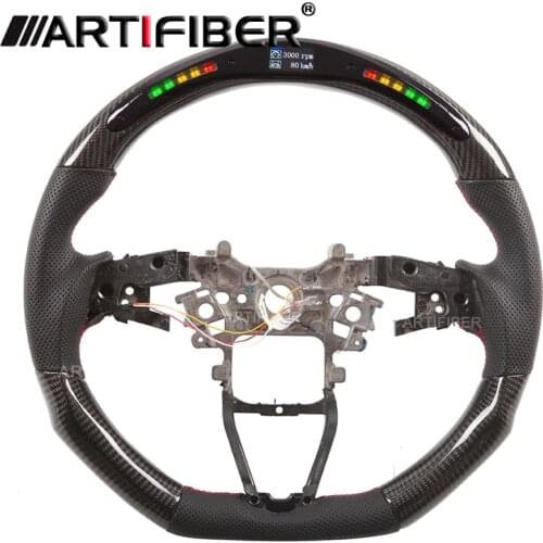 100% Real Carbon Fiber LED Steering Wheel for Honda Accord