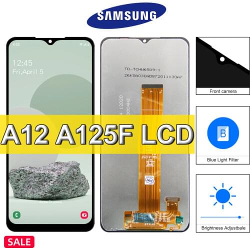 6.5" Original Display For Samsung Galaxy A12 A125F A125F/DS display LCD touch screen digitizer Assembly replacement Repair Parts