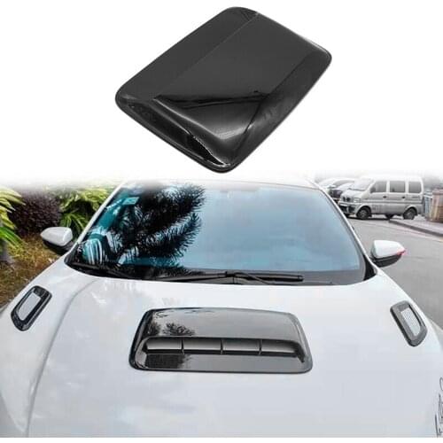 Car Universal Hood Vent Air Outlet Cover for Infiniti Mazda Tesla Hood Scoop Air Flow Intake Vent Cover