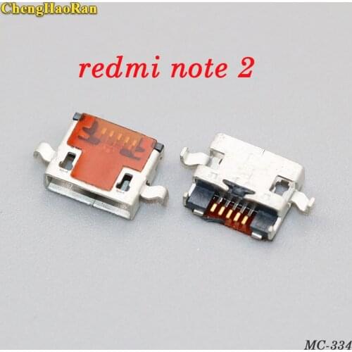 ChengHaoRan for Xiaomi Redmi 2 note 2 Micro USB Jack Socket Power Connector Charging Port repair parts