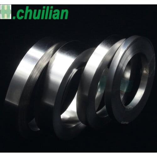 Chuilian 0.15mm Thickness X 10Meter 99.96% N6 Pure Nickel Plate Strap Strip Sheets for 18650 Battery Spot Welding Machin