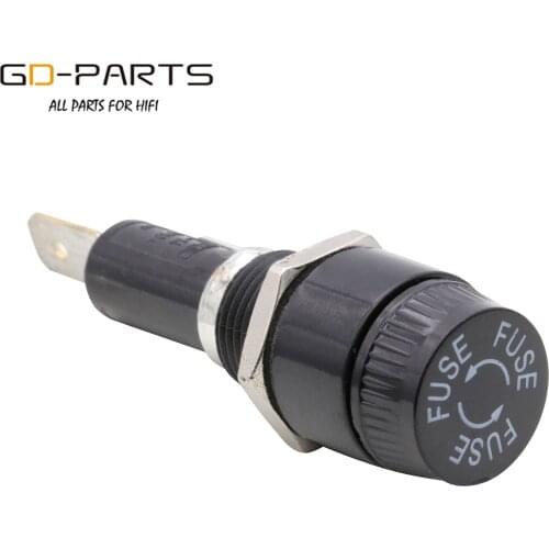 SCI R3-14C Fuse Holder For 6x30mm Fuses 10A AC 250V Panel Chassis Mount 1PC