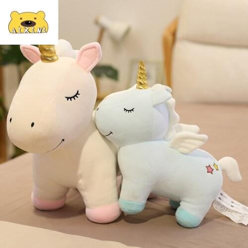 Unicorn Plush Pillows Cushions Unicorn Pillow Star Horse Sofa Pillow Angel Unicorn Stuffed Animal Birthday Gift Stuffed Animals