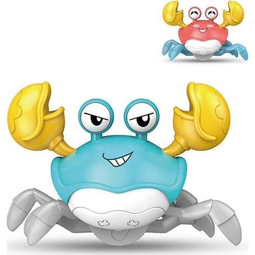 Electric Voice Control Light Projection Simulation Crab Children Educational Toy Simulation Crab Children Educational Toy