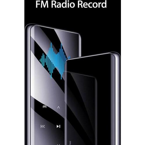 Mini MP3 MP4 Player Wireless Bluetooth-compatible HIFI Sport Music Speakers Media FM Radio Recorder Portable Audio Video Player