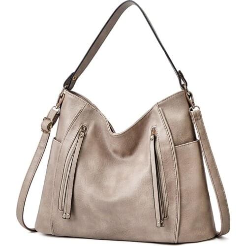 Fashion Leather Shoulder bag for Women Handbag Large Capacity Soft PU Leather Womens Messenger Crossbody bags Casual Tote 2021