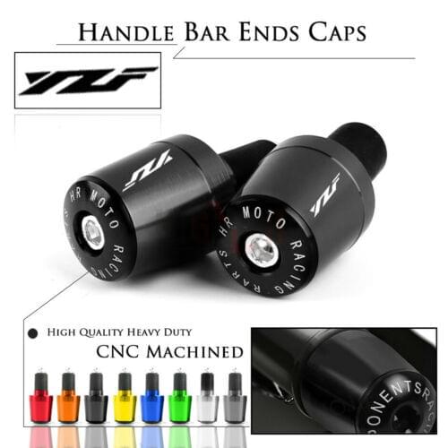 7/8'' 22mm Motorcycle Accessories Handlebar Grips End Handle Bar Cap End Plug For YAMAHA YZF R1 R6 R15 V3 V6 R3