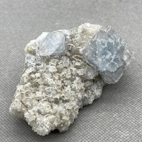 Natural blue fluorite is produced in chenzhou, China