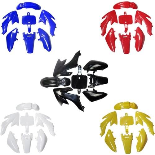 Genuine Plastic Fender Body Fairing Full Set Motorcycle Cover For 50-160cc Honda XR50 CRF50 SDG SSR Baja Dirt Bike Pitbike