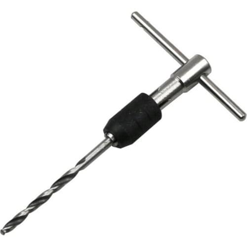 T-handle Reversible Single Tap Wrench Tapping Threading Tool M3-M8 M3-M6 1/8-1/4 Screwdriver Tap Holder Hand Tool