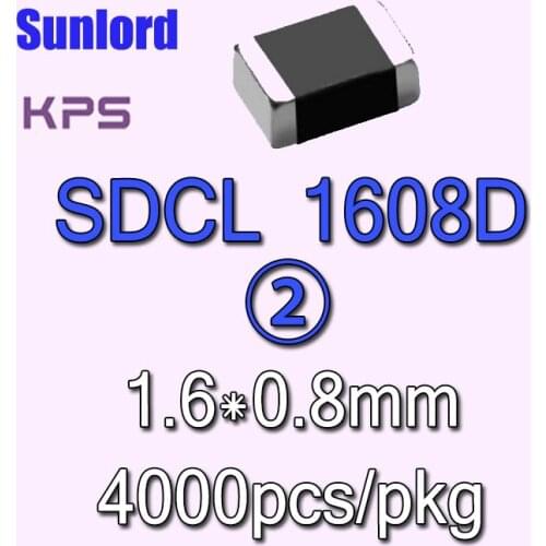 SDCL 1608D ② Multilayer Chip Ceramic Inductor Bluetooth RF 5G AI EMI 3C Phone Video Audio Computer Mobile Office Communication