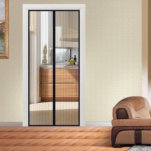 1 Set Summer Anti Mosquito Insect Fly Bug Curtains Portable Magnet Mesh mosquito Net Automatic Closing Door For Home Summer Use