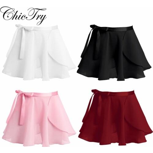 Girls Chiffon Ballet Tutu Dance Skirt Dance Skate Wrap Scarf Gymnastics Chiffon Ballet Tutu Dance Skirt Ballet Dance Dresses