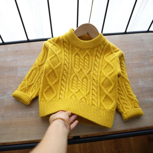 Boys Sweaters 1-5 years old kids 2021 Spring and autumn Childrens Sweaters for Boys and Babies Knitted Cardigan Twist Knitted