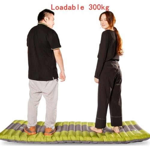 Outdoor Camping Inflatable Cushion Sleeping Bed Beach Picnic Travel Thick Waterproof Dampproof Inflatable Mattress Tent Mats